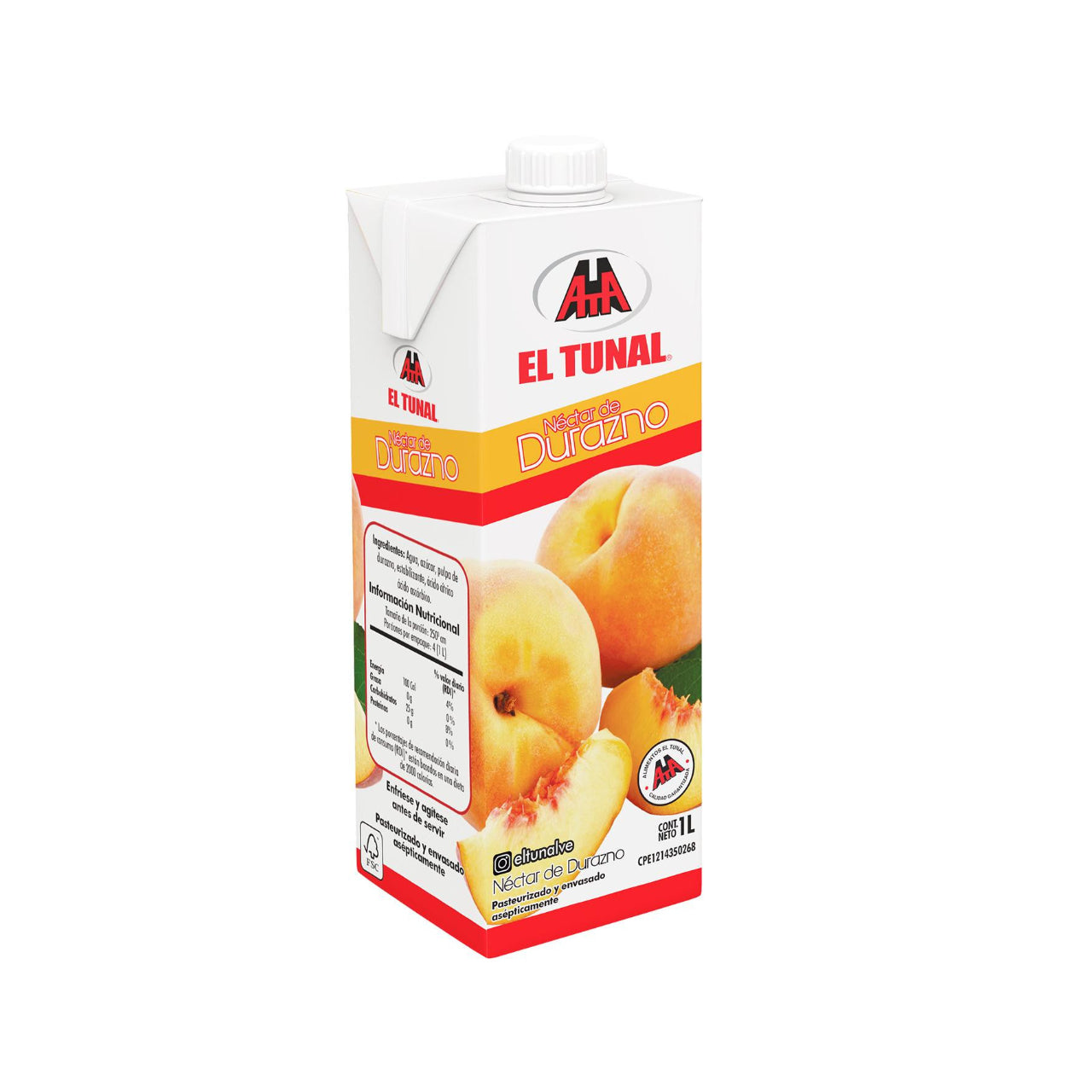 JUGO DE DURAZNO LIGHT EL TUNAL