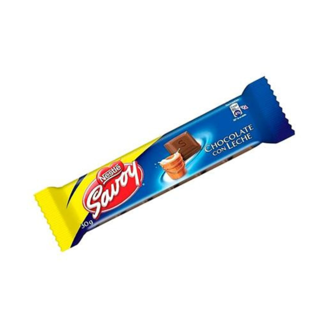 CHOCOLATE CON LECHE SAVOY 30GR