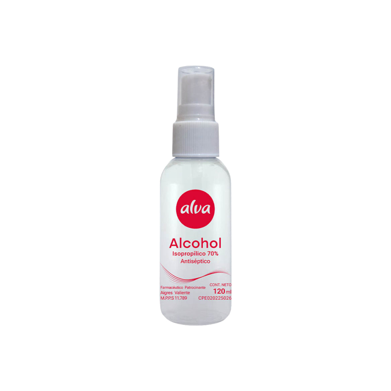ALCOHOL ALVA POTE 120ML SPRAY