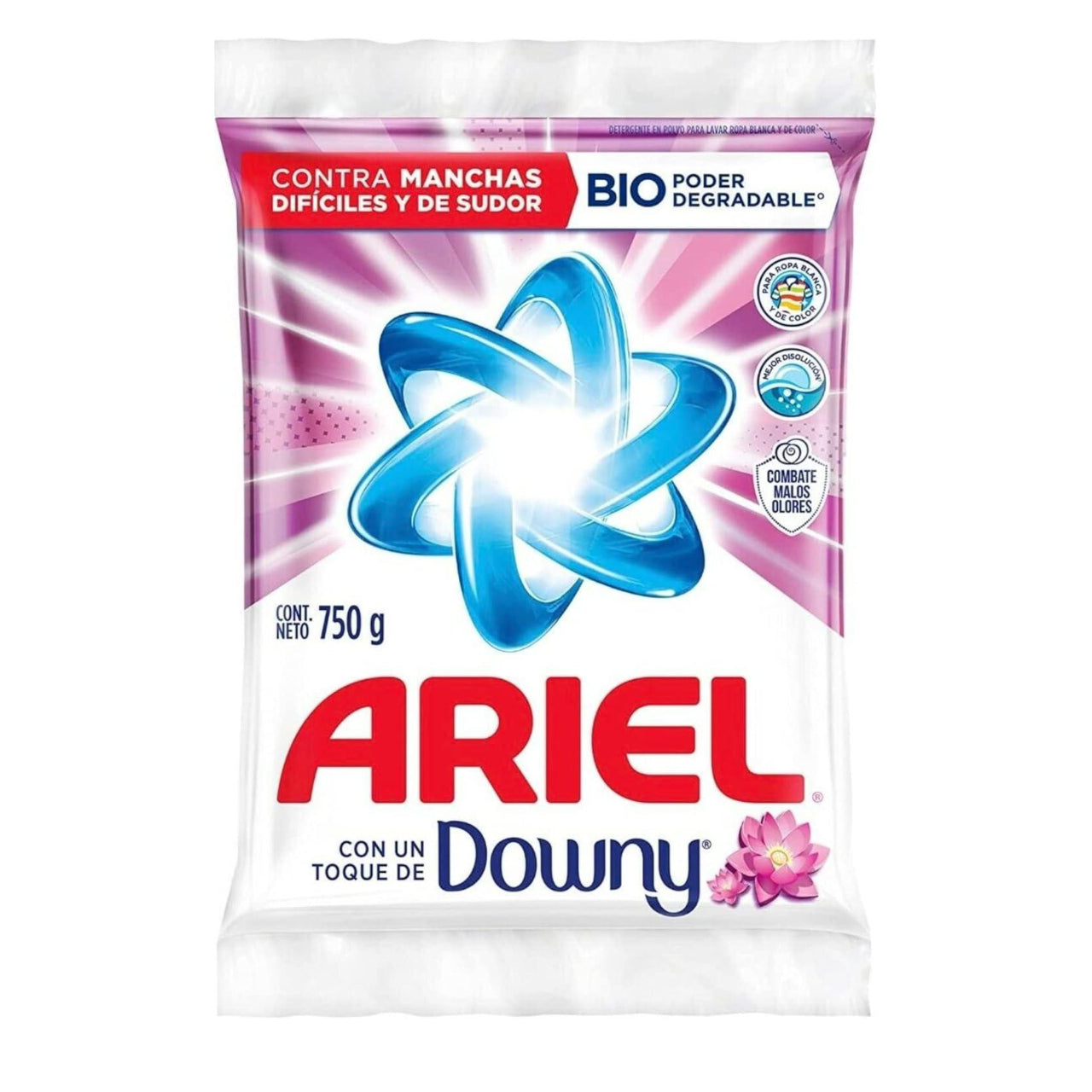 JABÓN ARIEL CON DOWNY 750 GR